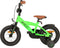 AMIGO Explorer Jongensfiets 12 Inch - Kinderfiets voor 2 tot 4 Jaar - 90-105 cm - Groen/Zwart