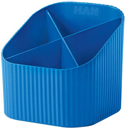 Pennenkoker Han Re-LOOP 4-vaks blauw - 6 stuks