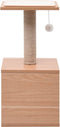 vidaXL - Kattenkrabpaal - met - sisal - krabmat - 62 - cm