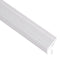 vidaXL Trapneuzen L-vormig 15 st 134 cm aluminium zilverkleurig