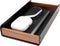 Houten bureau organizer - Pennenbak - Bureauorganisatie - Handgemaakt walnoot, vilt, kurk & staal