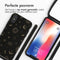 iMoshion Hoesje Geschikt voor iPhone Xs / X Hoesje Met Koord - iMoshion Siliconen design hoesje met koord - Zwart / Sky Black