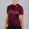 Sportful Short Sleeve Fietsshirt Dames - Aansluitend - Ademend - Bordeauxrood (M)