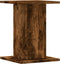 vidaXL - Plantenstandaards - 2 - st - 30x30x40 - cm - bewerkt - hout - gerookt - eiken