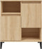 vidaXL - Dressoir - 60x35x70 - cm - bewerkt - hout - sonoma - eikenkleurig