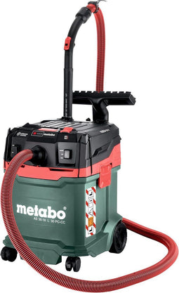Metabo AS 36-18 L PC-CC - Accuzuiger - 30 liter - Draadloos - 3300 l/min luchtcapaciteit
