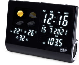 Silva Schneider UR-WS 1500 - Wekkerradio VHF FM - Acculaadfunctie Dual Alarm - Zwart