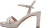 Tamaris Core Dames Sandalen - Naaldhak 8,5 cm - Champagne - Maat 41