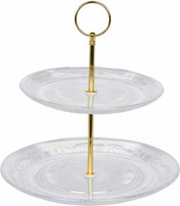 Excellent Houseware etagere glas 24 cm