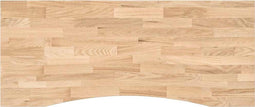 vidaXL - Bureaublad - rechthoekig - 120x50x2,5 - cm - onbehandeld - eikenhout