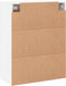 vidaXL - Wandkast - 69,5x34x90 - cm - bewerkt - hout - wit