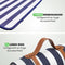 Travelhawk Picknickkleed - 200 x 200 cm - Wasbaar - Opvouwbaar - Waterdicht - Zandbestendig - Lichtgewicht - Wit Bruin Blauw