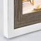 ZEP - Triple Houten Fotolijst Arlon bruin voor 3 foto's 10x15 (afmeting 38 x 22 cm) - NQ33B