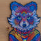 UNIDRAGON Houten Puzzel Voor Volwassenen Dier - Uitstralende Wasbeer - 105 stukjes - Small 18x24 cm