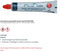 Pica Markeerpasta - 50ml - Permanente schuur- en waterbestendige markering - Rood
