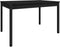 vidaXL Tuintafel 121x82,5x76 cm massief grenenhout zwart