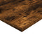 vidaXL - Wandschappen - 4 - st - 80x30x1,5 - cm - bewerkt - hout - gerookt - eikenkleur