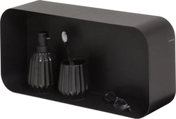 Sealskin Brix - Wandkubus Wandelement - Opgeruimd en stijlvol - Zwart (1 stuk)