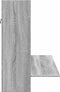 vidaXL - Wandbureau - 105x48x75 - cm - bewerkt - hout - grijs - sonoma - eikenkleurig