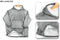 Milanoro Hoodie deken - Ultrazacht en warm - One size (S t/m XXL) - Donkergrijs