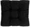 vidaXL - Palletkussen - 50x50x12 - cm - stof - zwart