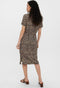 Vero Moda VMVICA - Jurk - Lange jurk met knopen en knoopriem - Maat M
