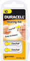 Duracell DA10 - Batterijen voor gehoorapparaat - Hoogte 3,6mm