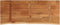 vidaXL - Tafelblad - rechthoekig - natuurlijke - rand - 110x40x3,8 - cm - acaciahout