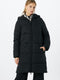 Only ONLSIENNA - Lange gewatteerde jas met capuchon - 2 ritszakken - Zwart - Maat XL