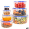 Set van stapelbare en luchtdichte voedselcontainers Max Home 23 x 11 x 23 cm 6 Stuks