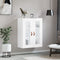 vidaXL - Wandkast - 69,5x34x90 - cm - wit