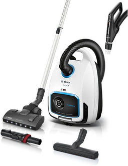 Bosch BGB6SIL0L - Stofzuiger met zak - 12mtr actieradius - HEPA hygienefilter - 66db - Wit