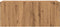 vidaXL - Tv-meubel - wandgemonteerd - 100x30x41 - cm - artisanaal - eikenkleurig