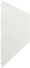 vidaXL - Gazonranden - 25 x 103 cm - koudgewalst staal - wit (20 st)