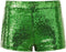 Dressforfun Pailletten-short - Sexy hotpants - Glanzende afwerking - Groen L