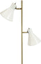 Dyberg Larsen Sleep - Vloerlamp - Kantelbaar en draaibaar - Crème-wit
