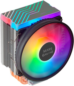 Mars Gaming MCPU44 - CPU Koeler - 4 Heatpipes - TDP 160W - Geluidsniveau 9-23dB(A)