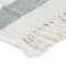 vidaXL - Plaid - streep - 125x150 - cm - katoen - donkergroen