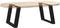 vidaXL - Salontafelpoten - 2 - st - U-vormig - 50x(42-43) - cm - staal - zwart