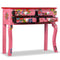 vidaXL - Wandtafel - handgeschilderd - massief - mangohout - roze