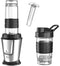 Adler AD 4081 - Persoonlijke blender - 2 sportflessen 570ml en 400ml - Zwart