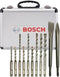 Bosch 2 608 578 765 - SDS+ Beitel- en Boorset - 11 stuks - Aluminium koffer