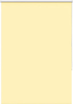 vidaXL - Rolgordijn - 95x150 - cm - verduisterend - stofbreedte - 90,7cm - geel