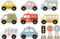 Tooky Toy Houten Voertuigen- En Verkeersbordenset 12-delig