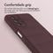 iMoshion Hoesje Geschikt voor Samsung Galaxy A32 (5G) Hoesje Siliconen - iMoshion EasyGrip Backcover - Aubergine