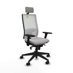 Bureaustoel Piqueras y Crespo 3D066N2 Lichtgrijs
