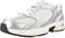 New Balance U530 - Unisex Lage Sneakers - Hardloopgeïnspireerd Design - Wit (40.5)