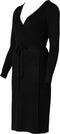 Guess Everly Wrap Dress - Wikkeljurk - Lange mouwen - Zwart - Maat S
