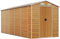 vidaXL - Tuinschuur - 191x470x198 - cm - gegalvaniseerd - staal - lichtbruin