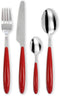Pradel Essentiel Colorfull - Bestekset 20 Onderdelen - Rood Grijs